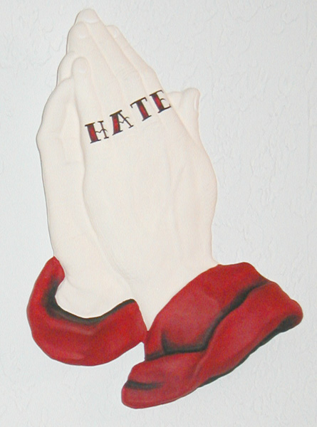 TATTOOED PRAYING HANDS
