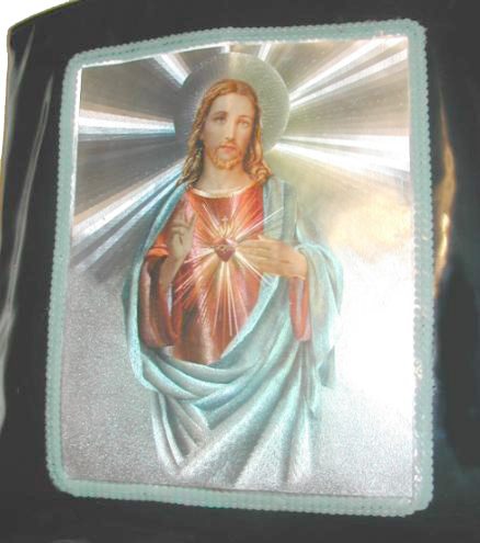 Hologram Jesus Tote Bags by erin tinney