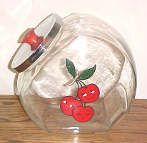 Retro Cherry Cookie Jar
