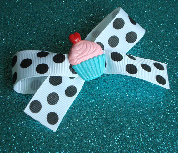 Cupcake Hair Bow