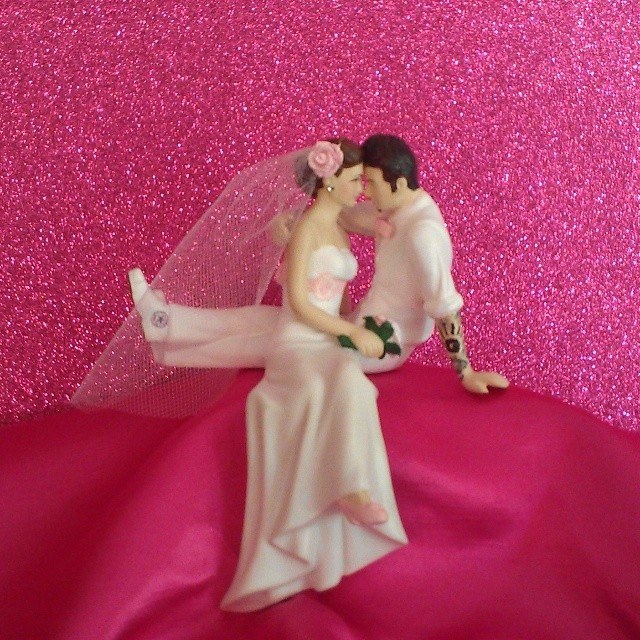 Tattooed Fauxhawk Cake Topper