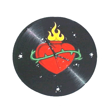 Sacred Heart Record Clock