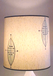 Hand Painted Retro Lampshade