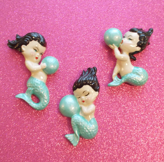 Set of Mermaid Babies