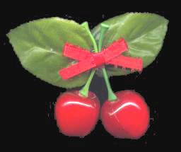 Cherry Hairclips and Hairpins